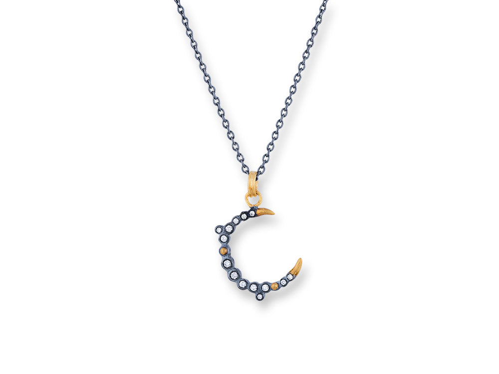 SS/24KY Dylan Celeste Diamond New Moon Necklace