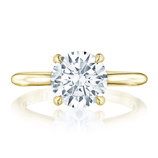 18KY Founder's Collection Round Solitaire Engagement Ring