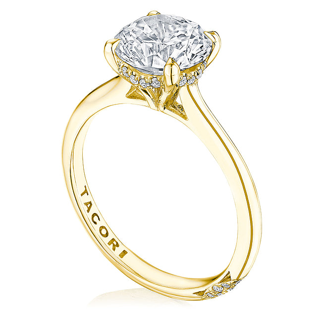 18KY Founder's Collection Round Solitaire Engagement Ring