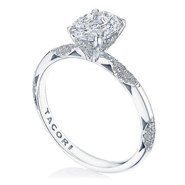 18KW Founder's Collection Oval Solitaire Engagement Ring