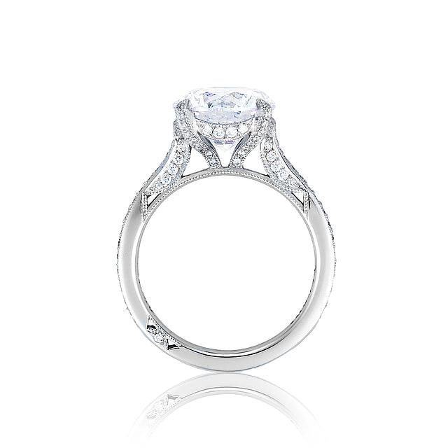 Platinum Simply Tacori Round Solitaire Engagement Ring