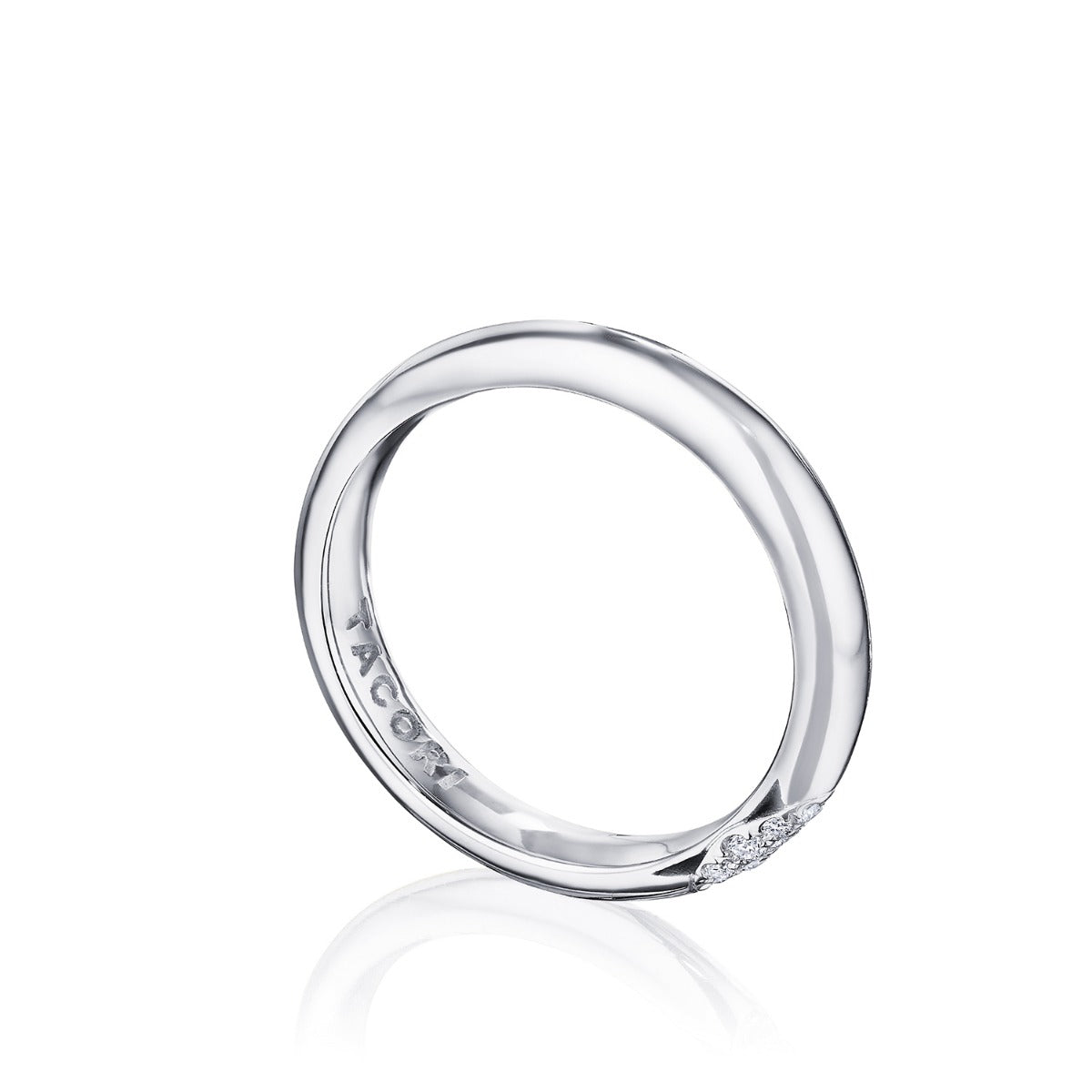 Platinum Founder's Collection High Polish Finish Wedding Band