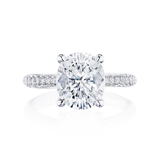Platinum Founder's Collection Oval Solitaire Engagement Ring