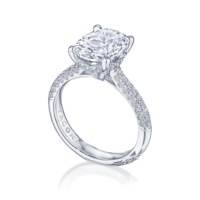 Platinum Founder's Collection Oval Solitaire Engagement Ring