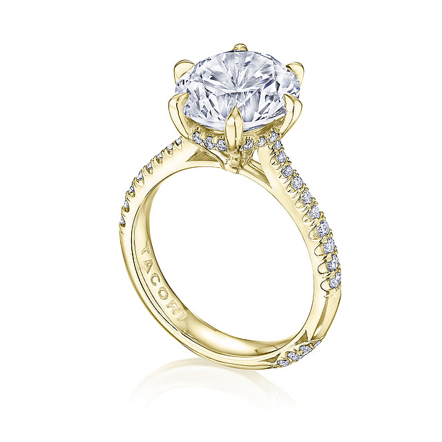 18KY Founder's Collection Round Solitaire Engagement Ring