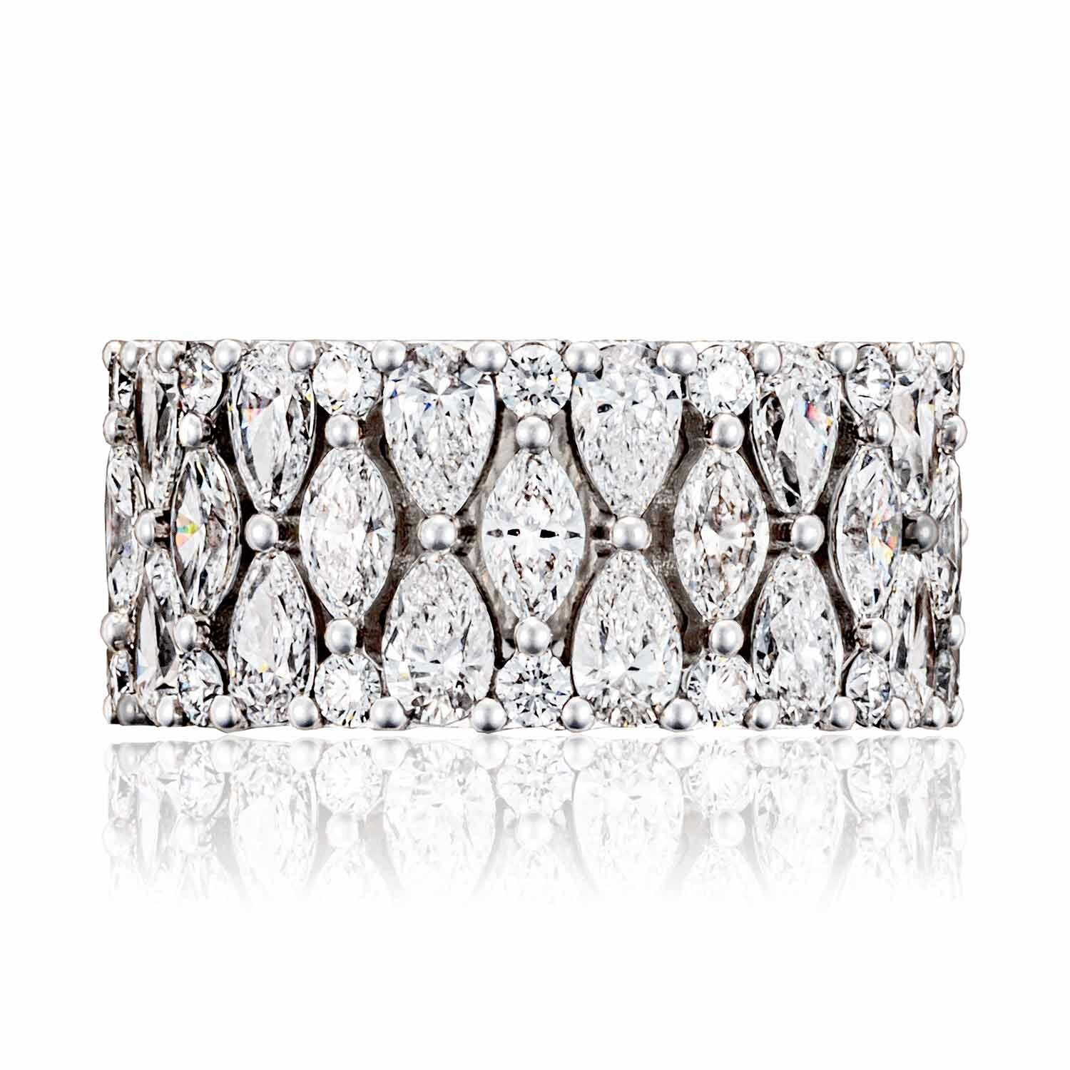 18K WHITE GOLD ROYAL T DIAMOND BAND