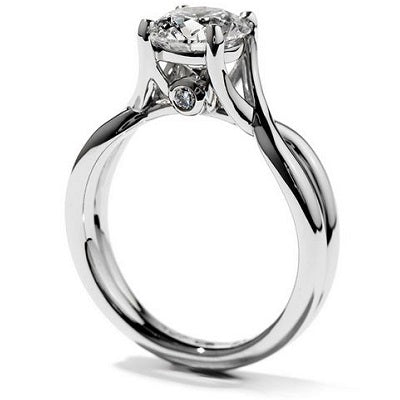 Platinum "Timeless" Diamond Semi-Mount Ring