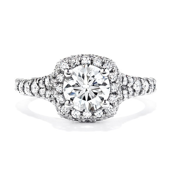 18KW "Acclaim" Signature Diamond Semi-Mount Ring