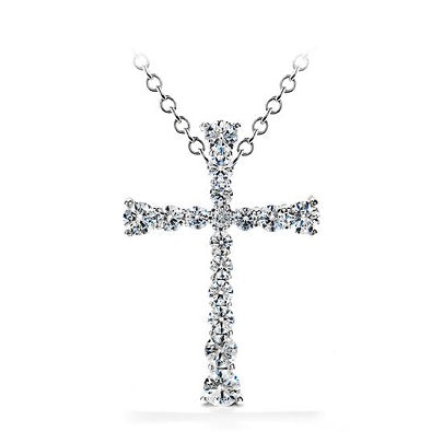 18KW "Divine Journey" Diamond CroSS Pendant