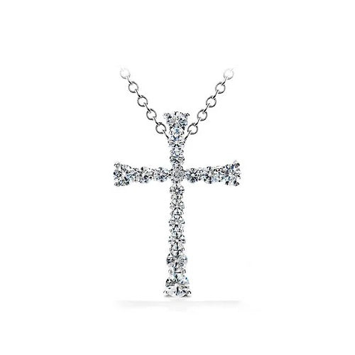 18KW "Divine Journey" Diamond CroSS Pendant