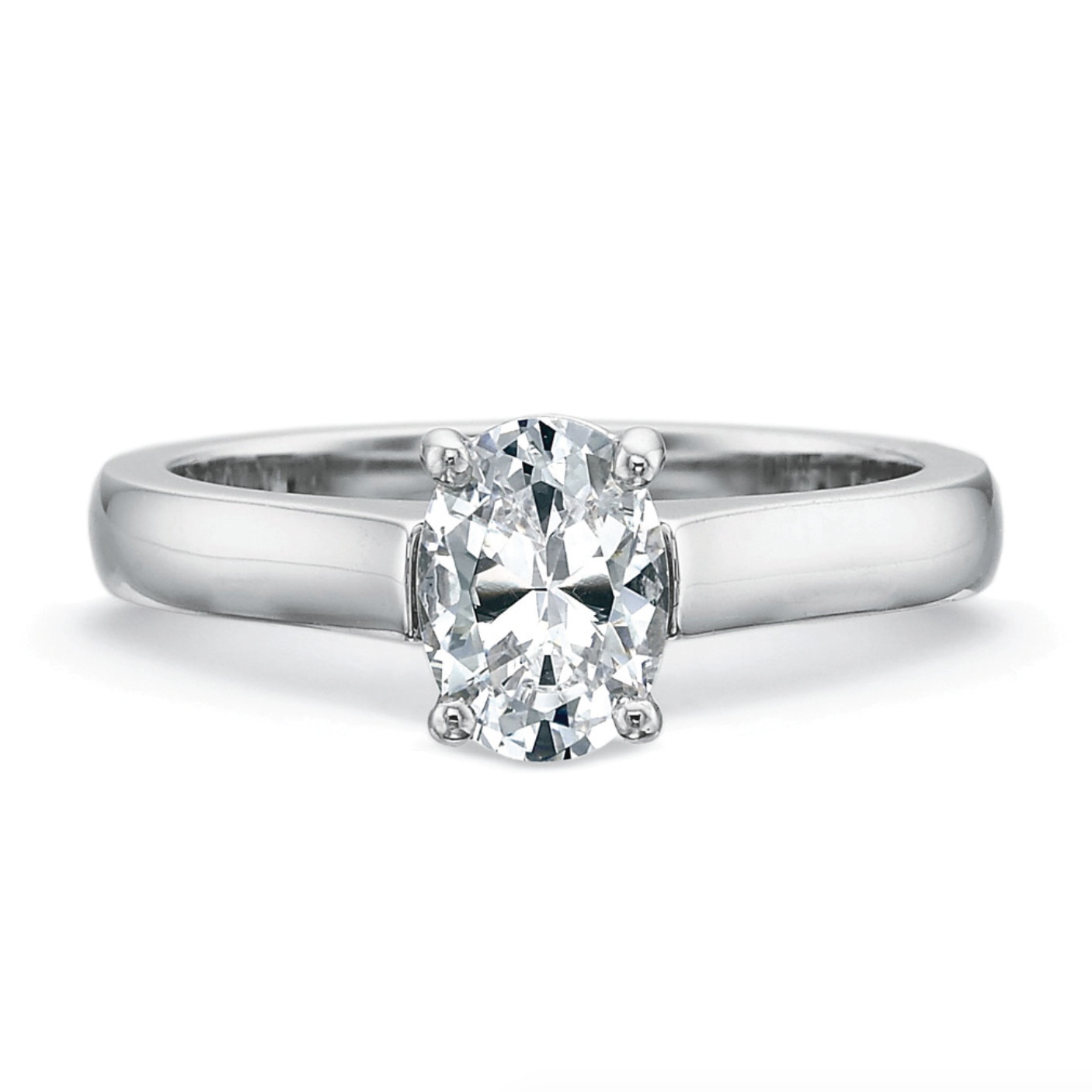 Petite Flushfit Engagement Ring