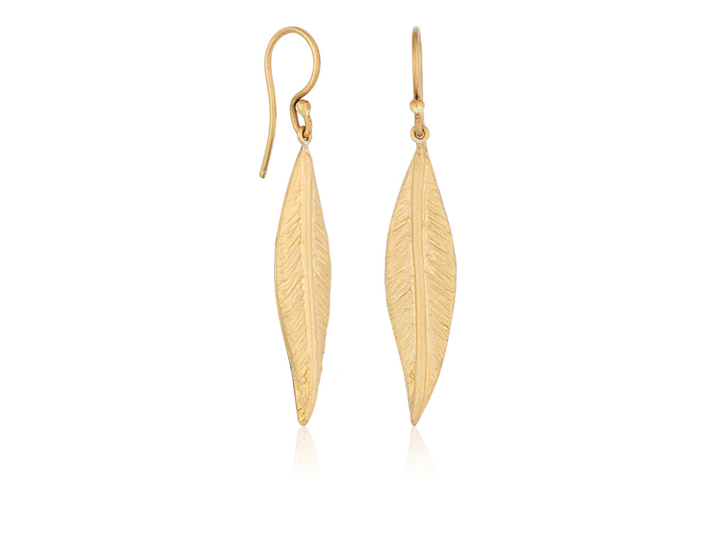 SS/24KY Large Olive Leaf Earring