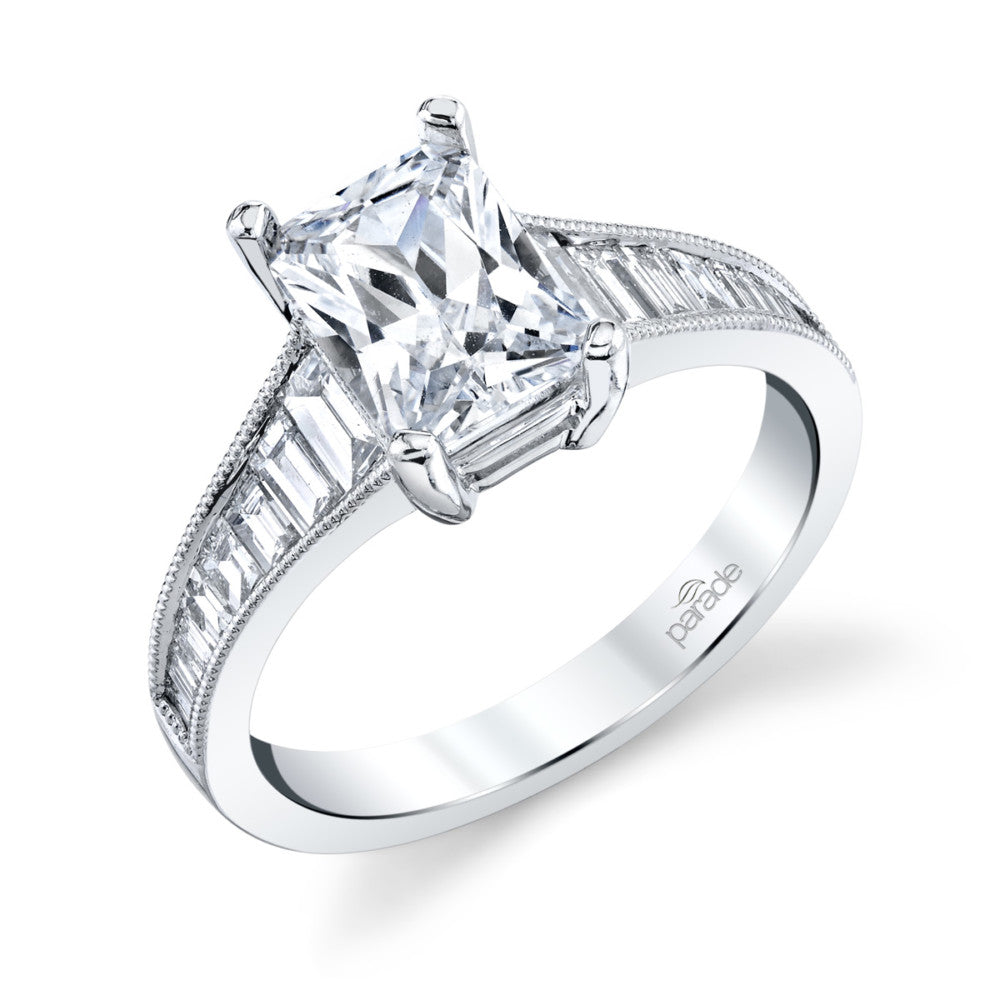 18KW "Hemera" Diamond Semi-Mount Engagement Ring