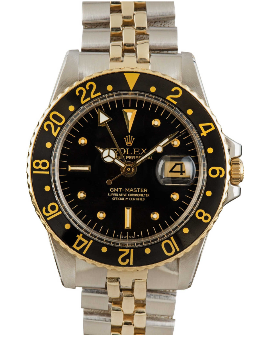 Rolex 18KYG/Steel Gmt Master