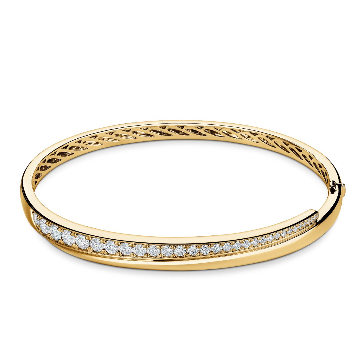 18KY Vela Crossover Bangle