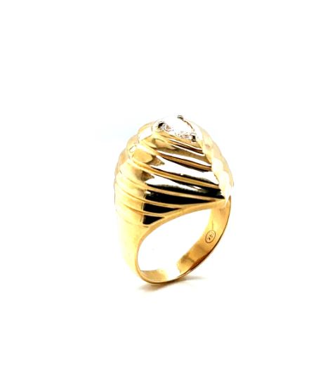 14KY Pear Diamond Ring