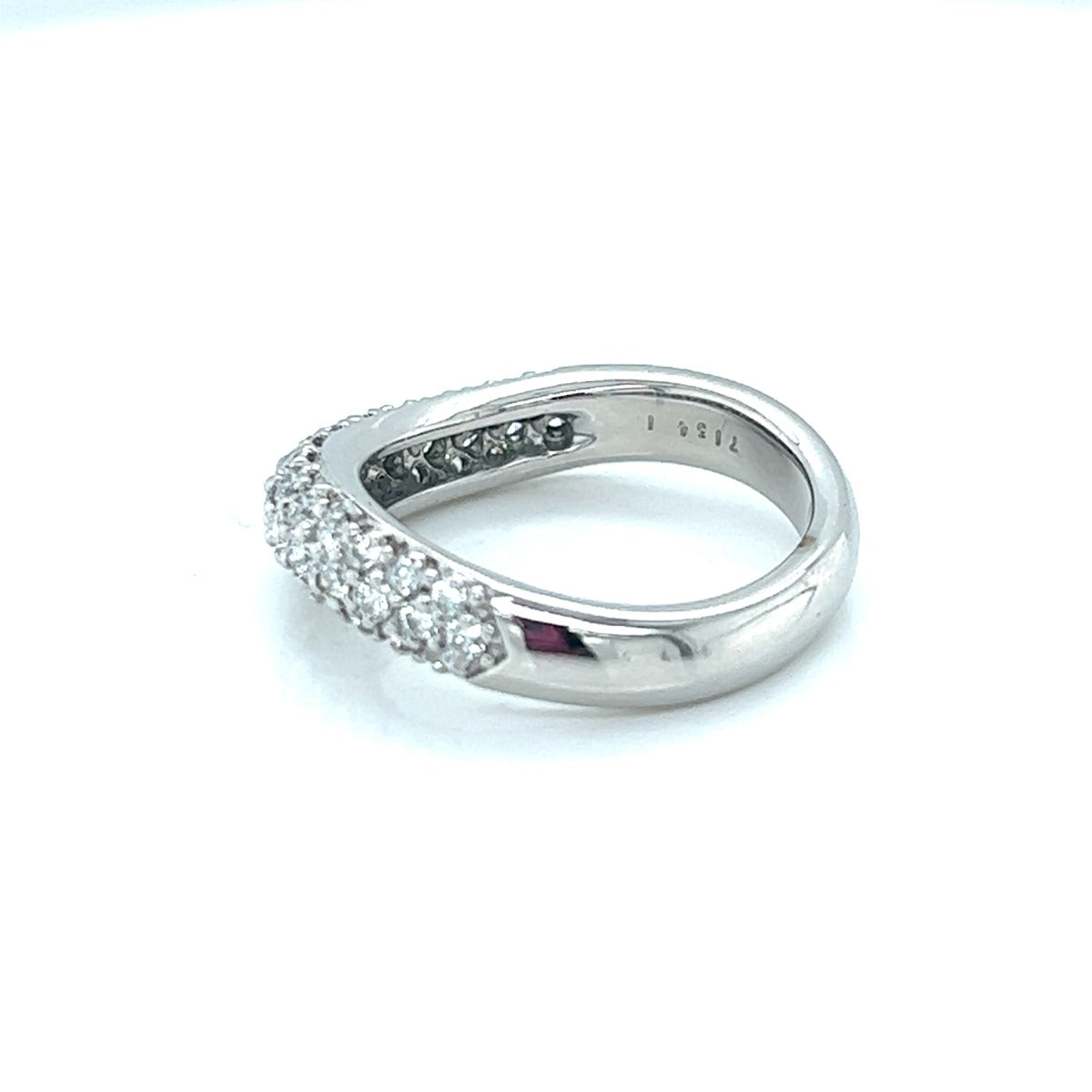 Platinum "Suna Bros" Diamond Pave Band