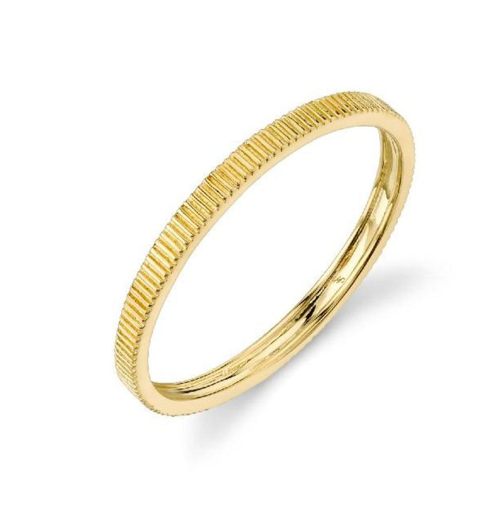 18KY Strie Detail Band