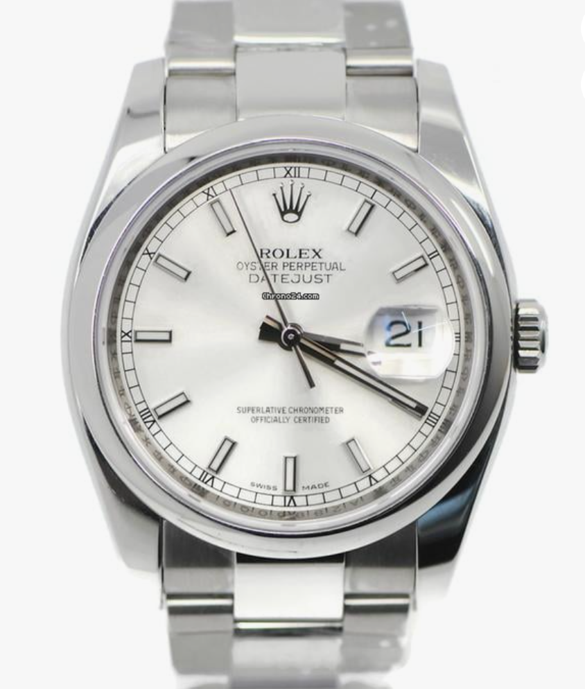 ROLEX DATEJUST 36MM STEEL