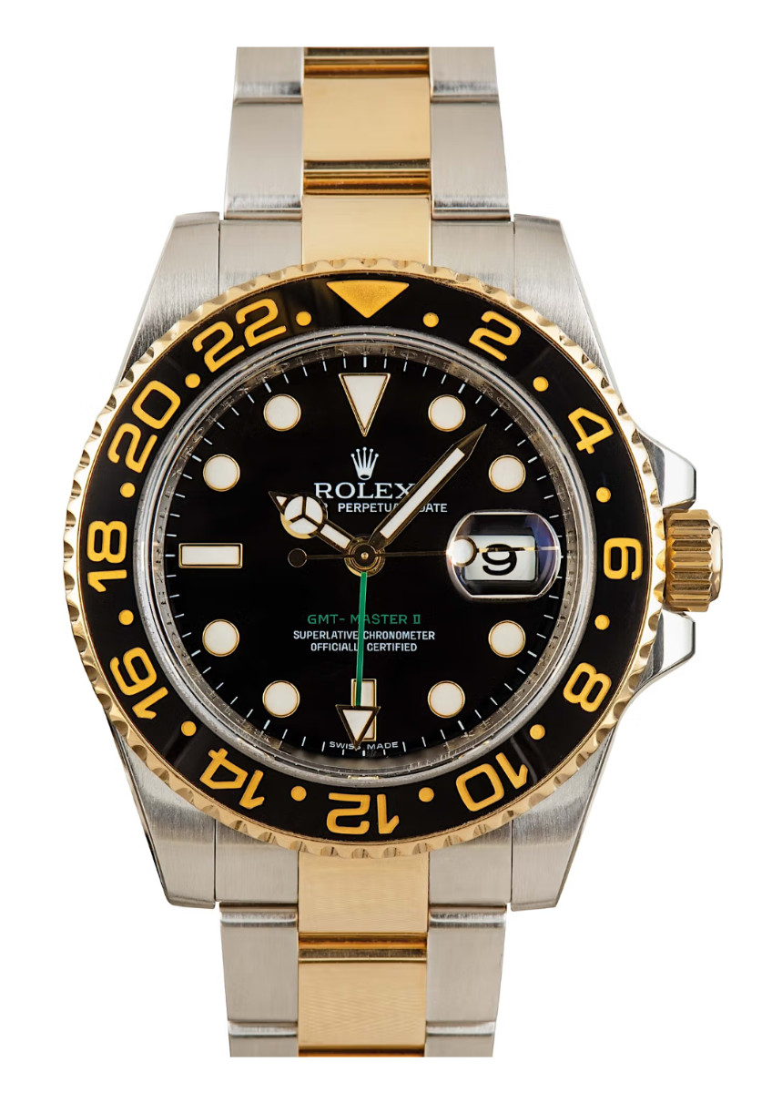 Rolex Gmt II 18KY/Steel