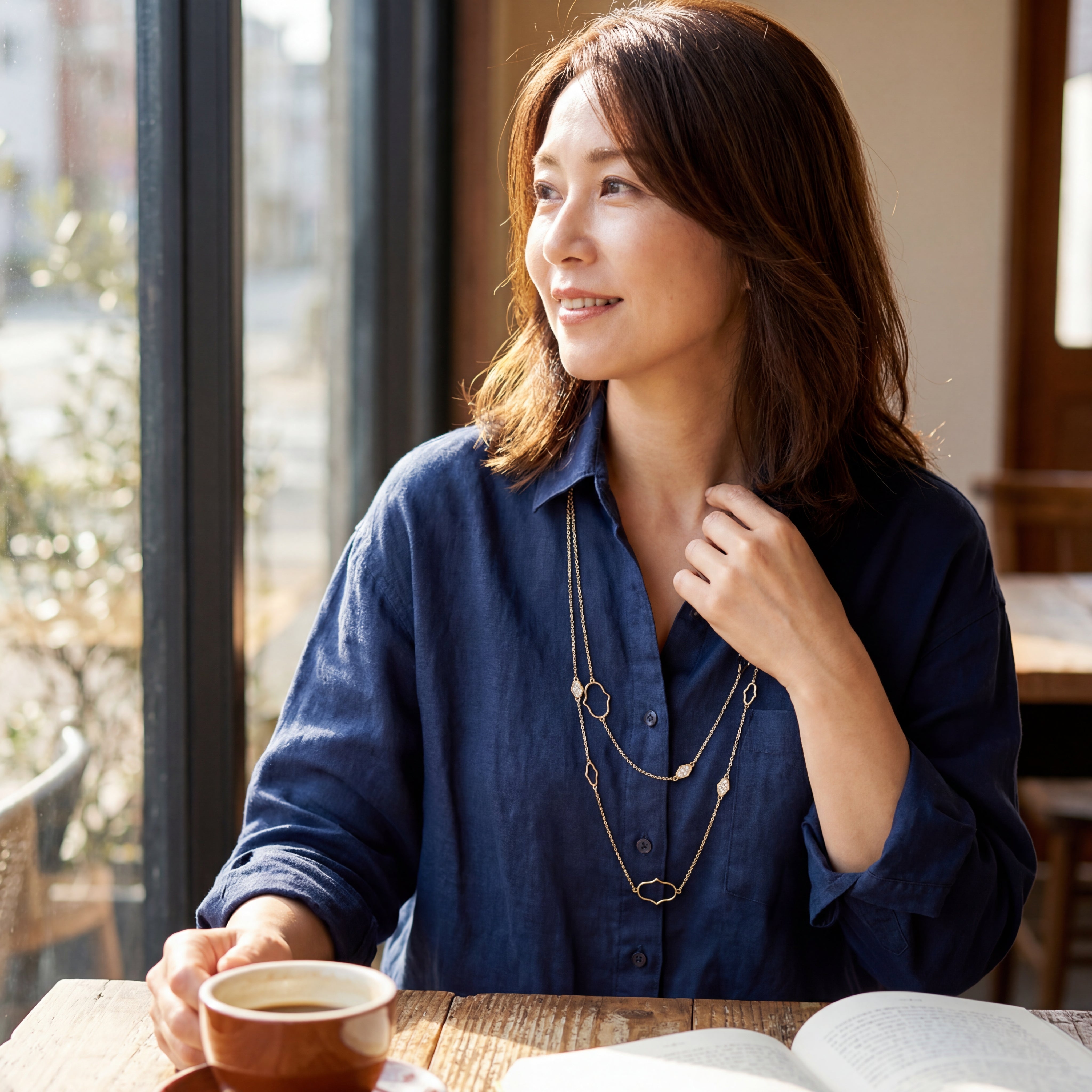 18KYG GUMICHIAN SECRET GARDEN NECKLACE