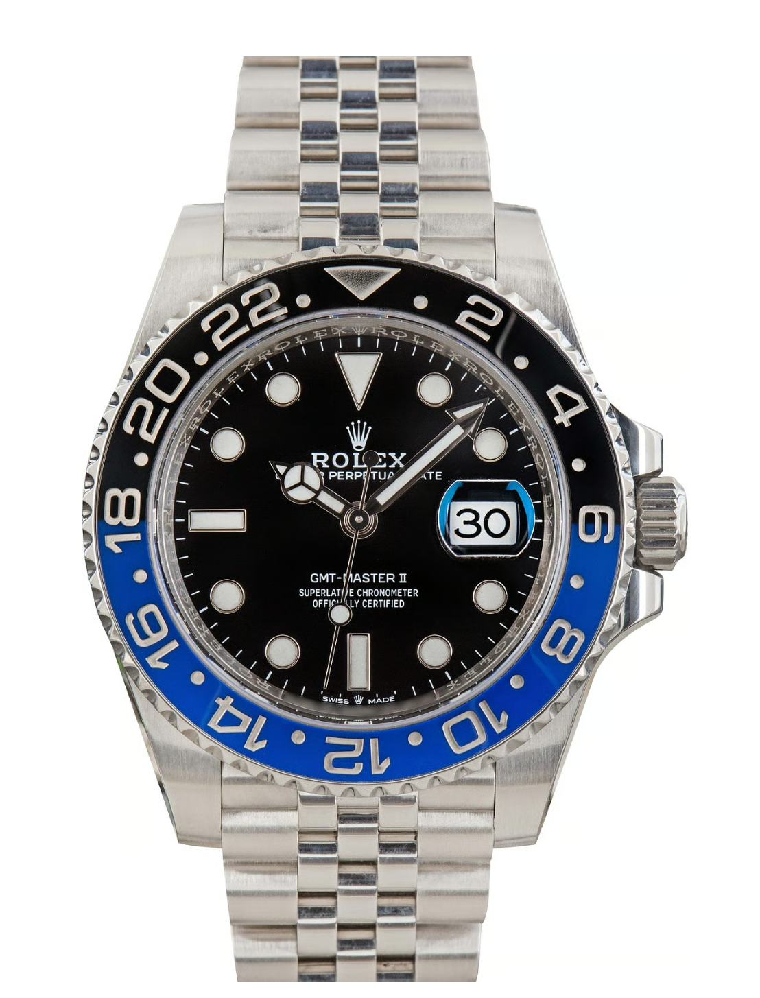 ROLEX GMT II BATGIRL STEEL