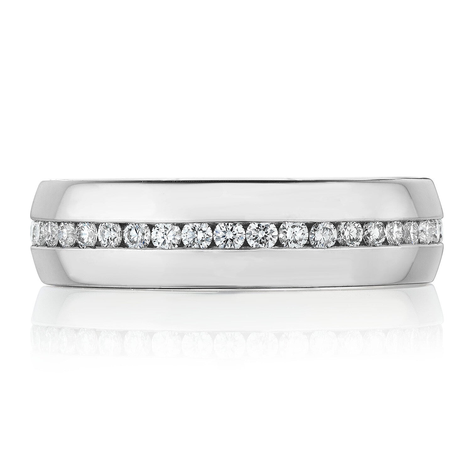 18KW Tacori Classic Diamond Eternity High Polish Band