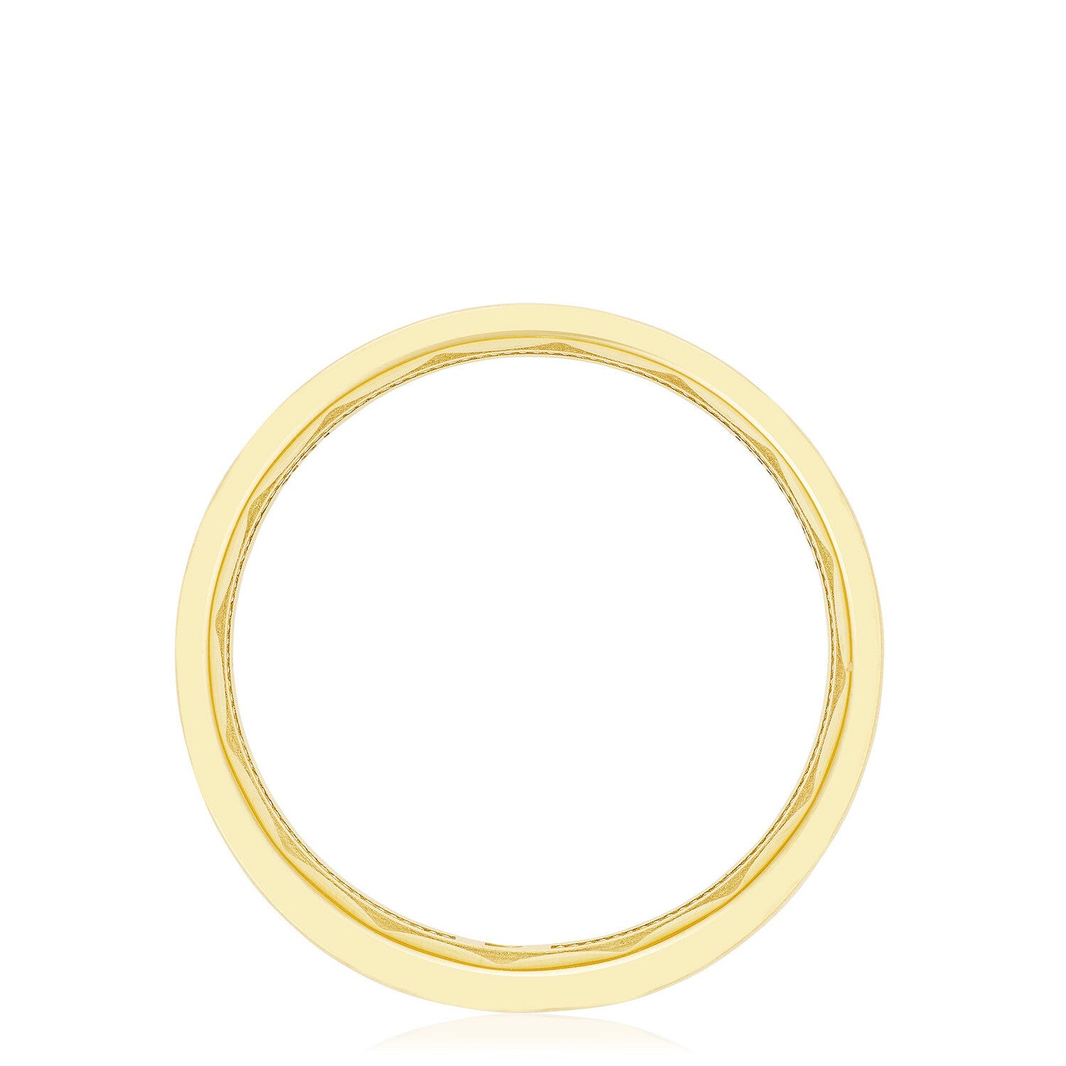18KY Tacori Classic Bezel Set Diamond Wedding Band