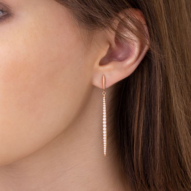 18KY Hof Classic Stiletto Earrings
