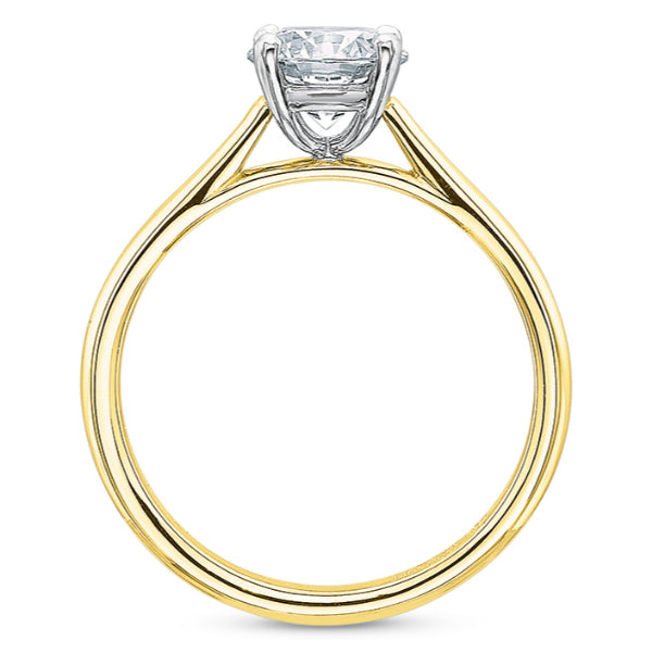 18KY Precision Set New Aire Solitaire Engagement Ring