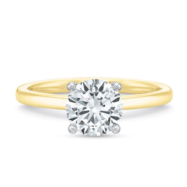 18KY Precision Set Modern Classic Engagement Ring