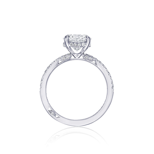 18KW Simply Tacori Round Solitaire Engagement Ring