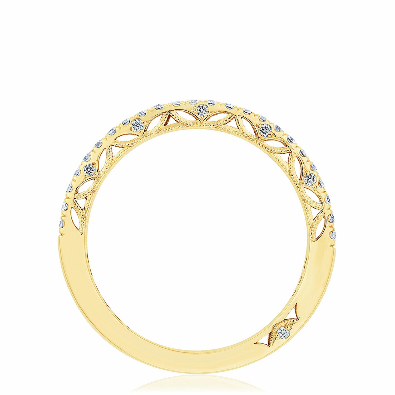 18KY Tacori Dantela Wedding Band