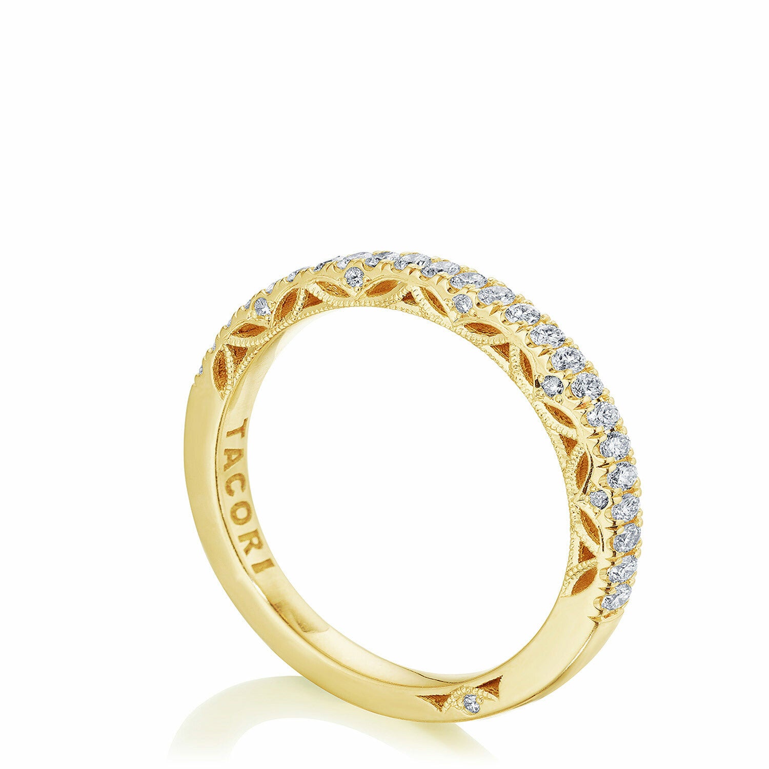 18KY Tacori Dantela Wedding Band