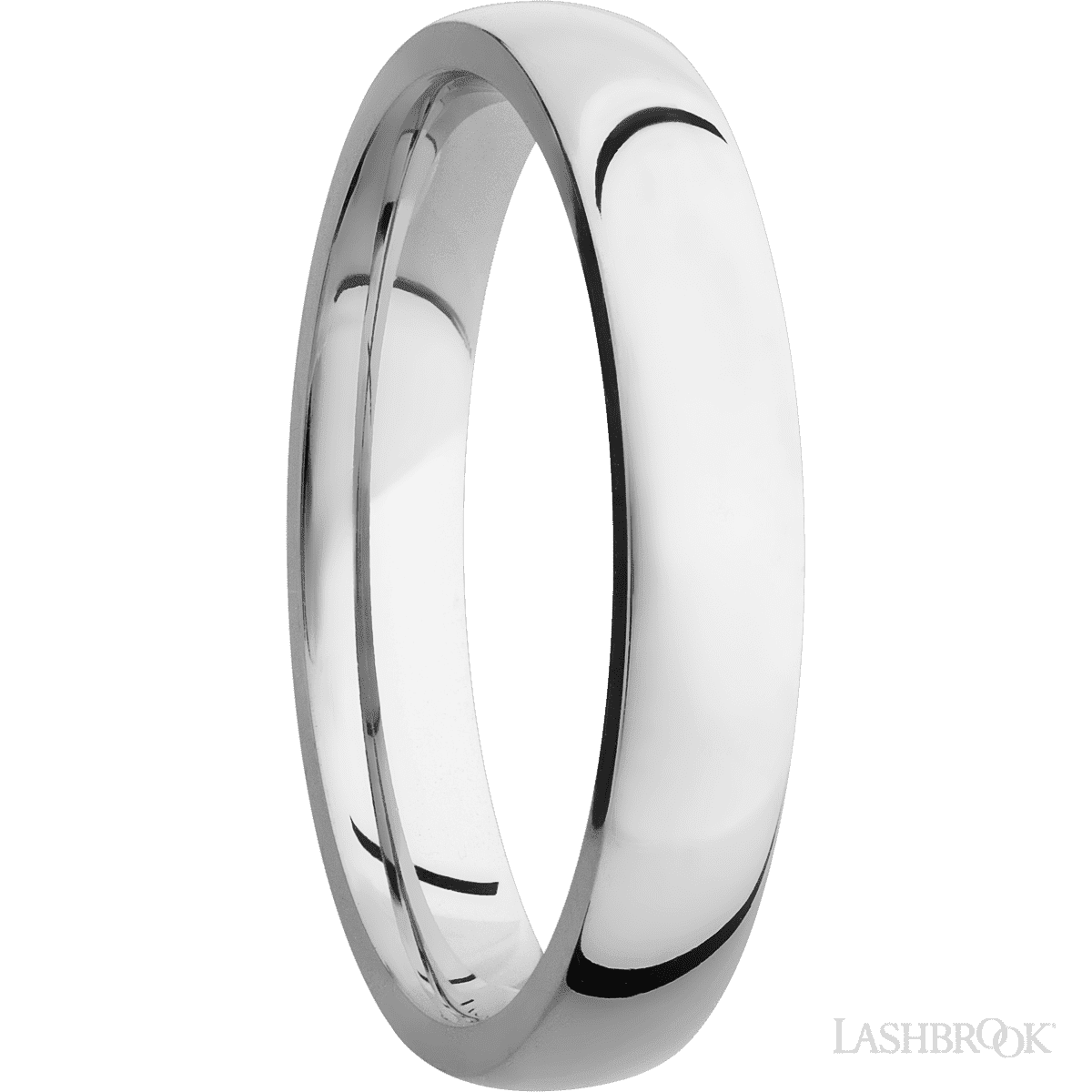 Lashbrook 14KW Domed High Polish Wedding Band