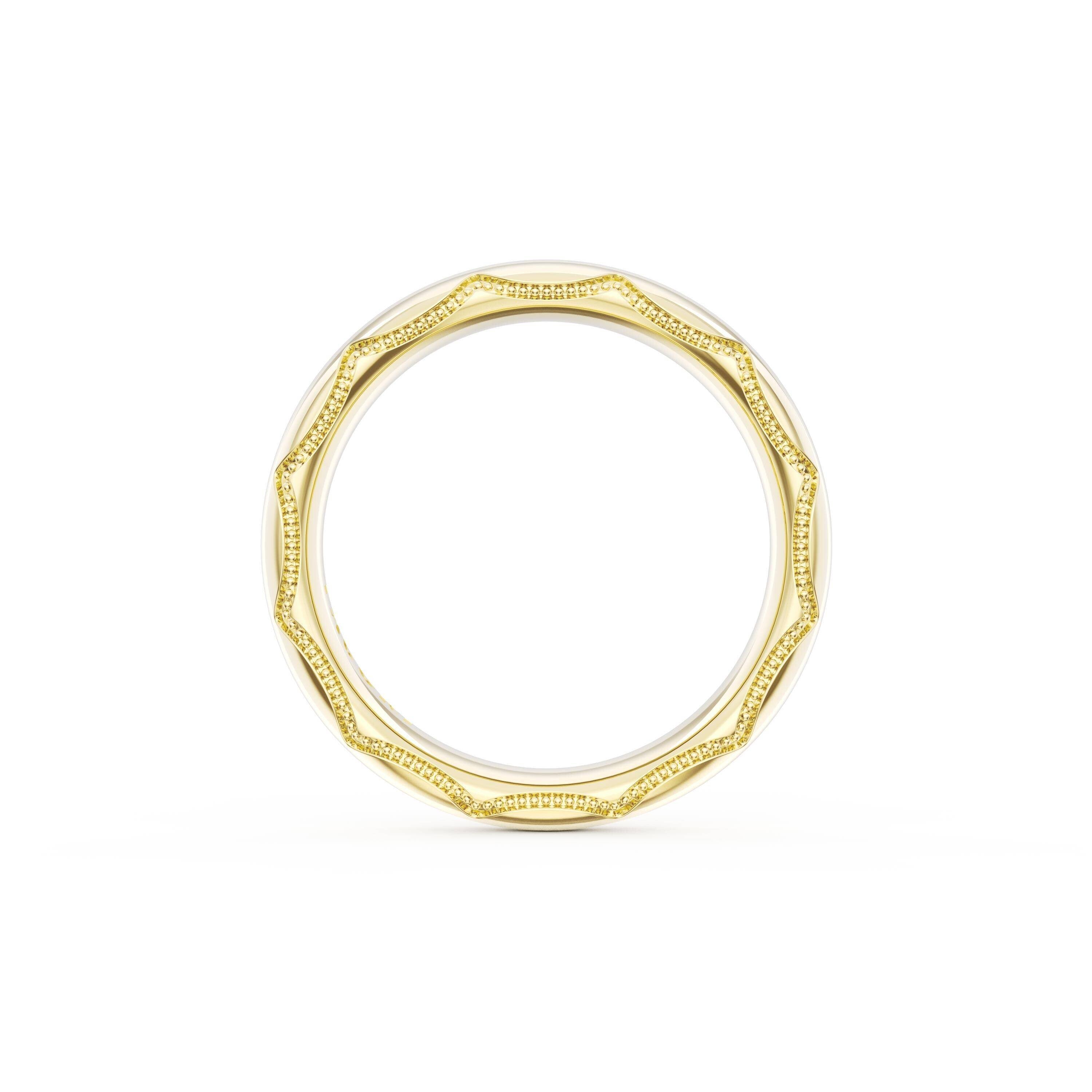 18KY Tacori Founder's Collection Wedding Band