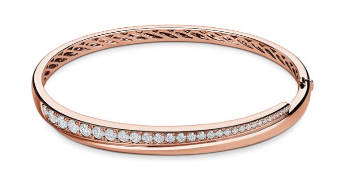 18KY Vela Crossover Bangle