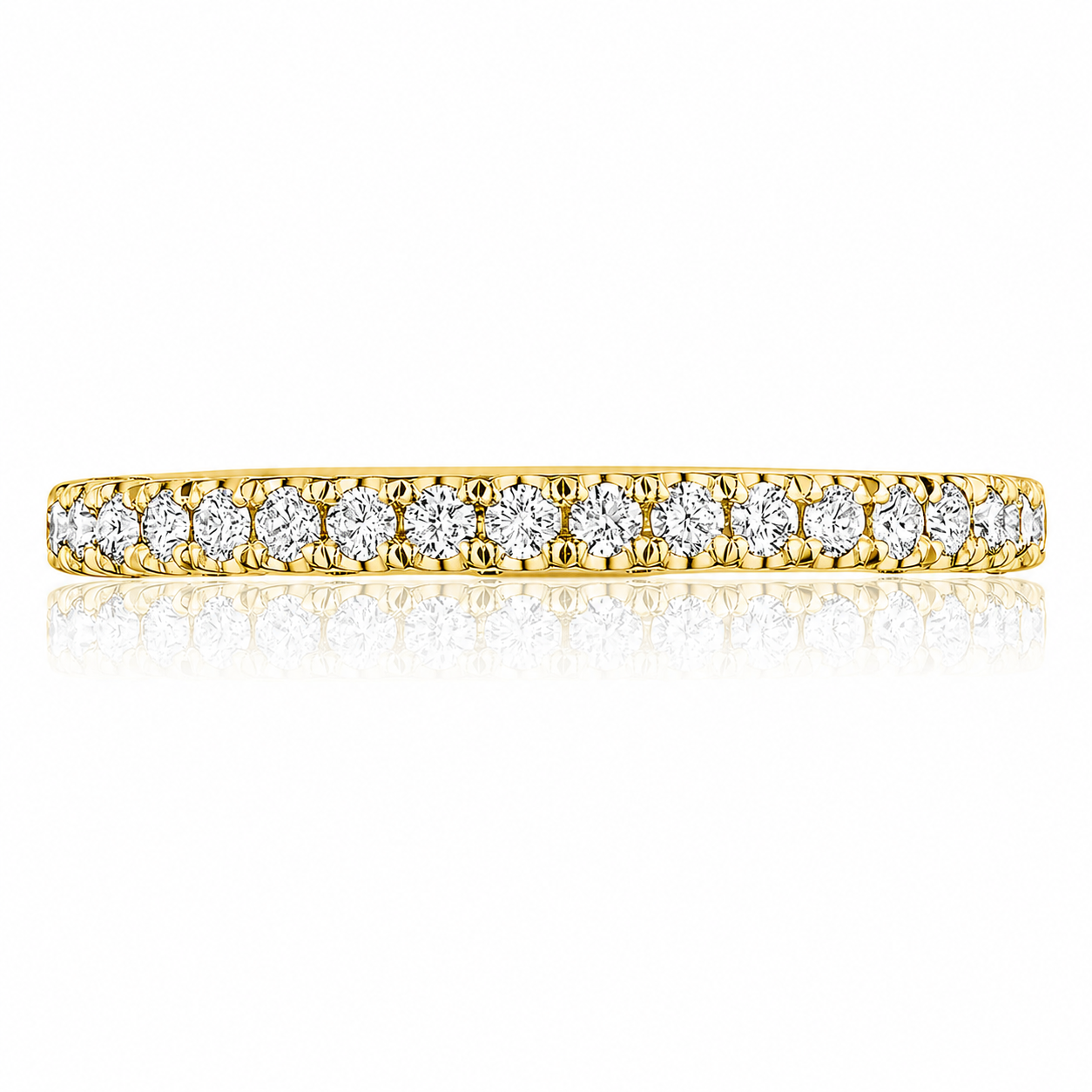 18KY Tacori Petite Crescent Wedding Band