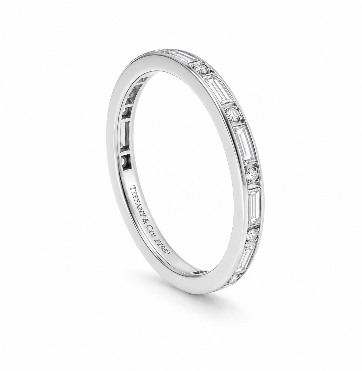 Platinum Estate Tiffany & Co. Diamond Eternity Band