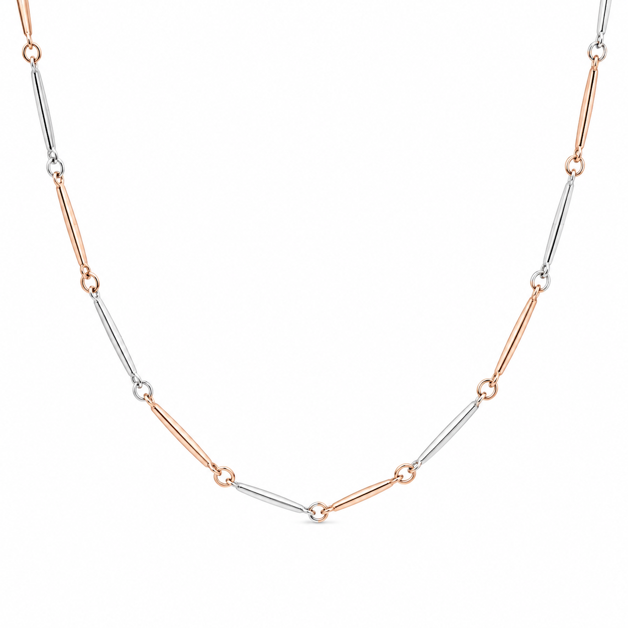 14KR/W Estate Swivel Link Chain Necklace