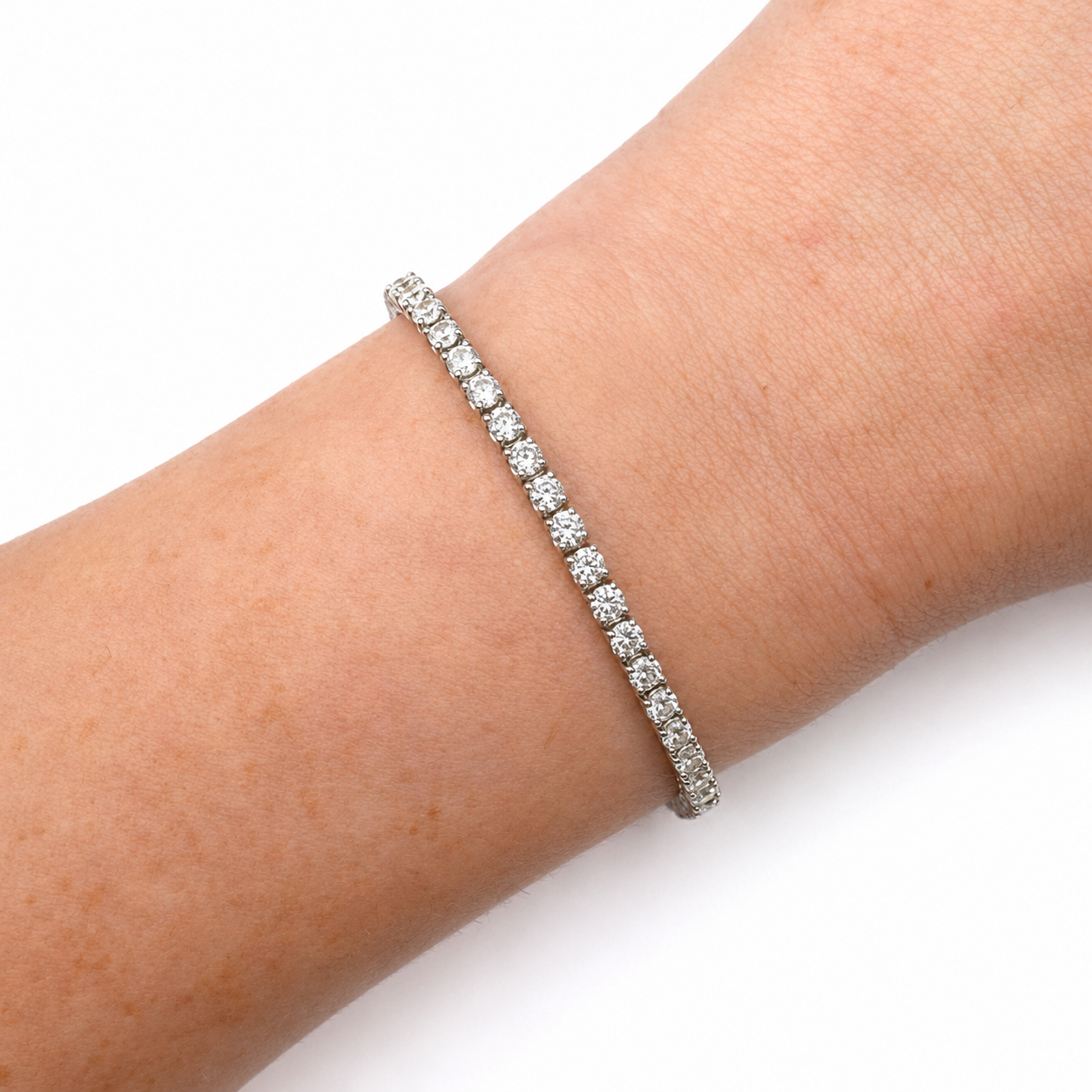 14KW Williams Signature 5.00ctw Diamond Tennis Bracelet
