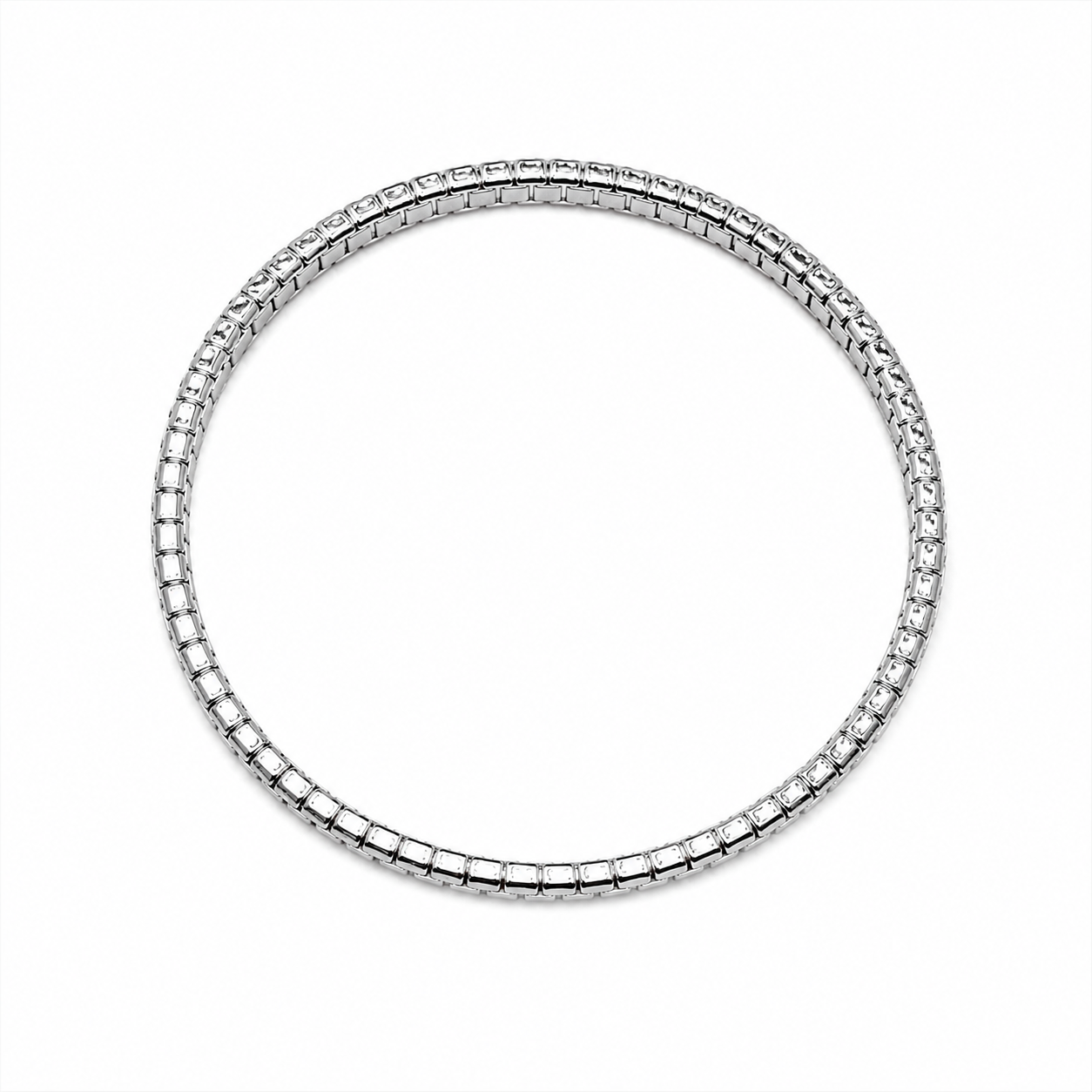 18KW Williams Signature Stretch Diamond Tennis Bracelet