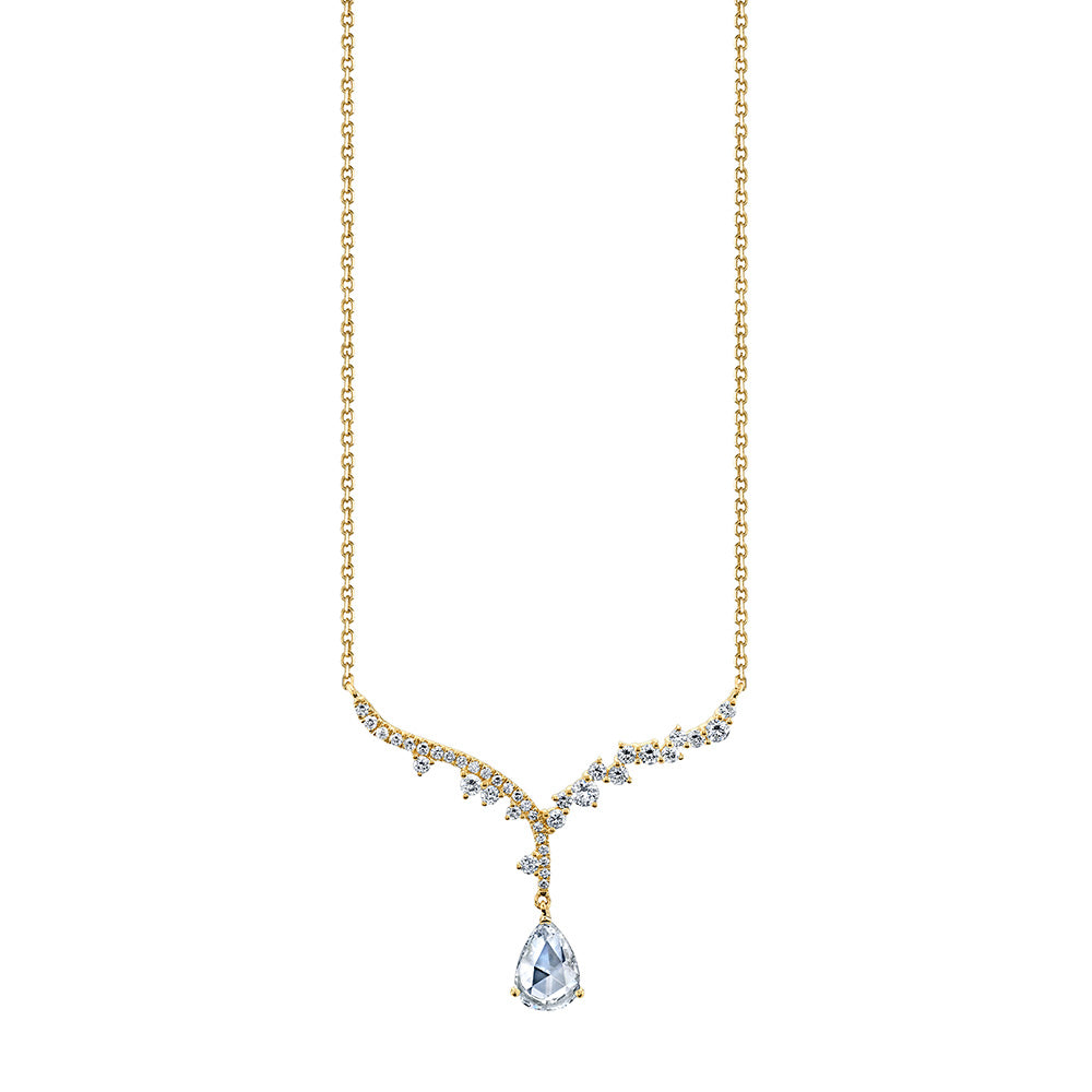 18KY Parade Luminiere V Diamond Necklace