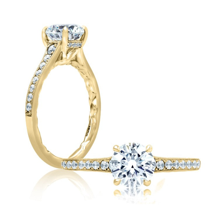 18K WHITE GOLD ENGAGEMENT RING