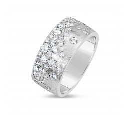 14KY Confetti Diamond Cigar Band