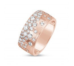 14KY Confetti Diamond Cigar Band
