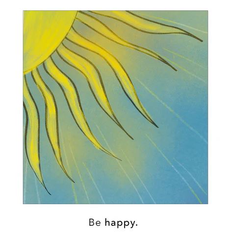 SS Mini Mother Of Pearl Sapphire "Happiness" Sun Charm