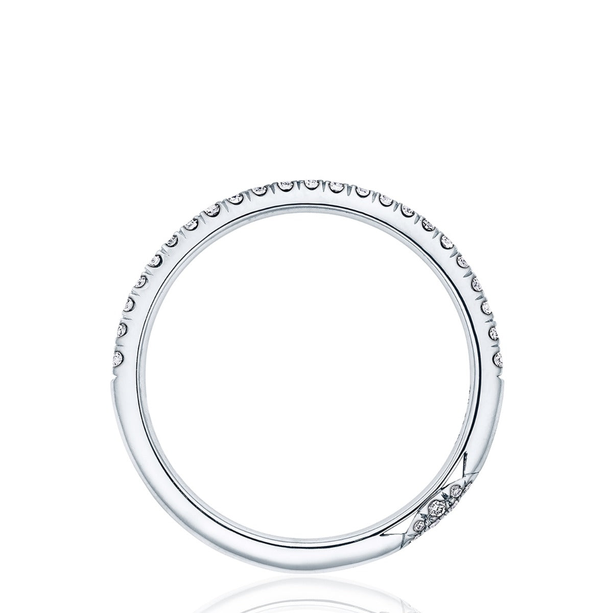 Platinum Founder's Collection Pavé Diamond Wedding Band