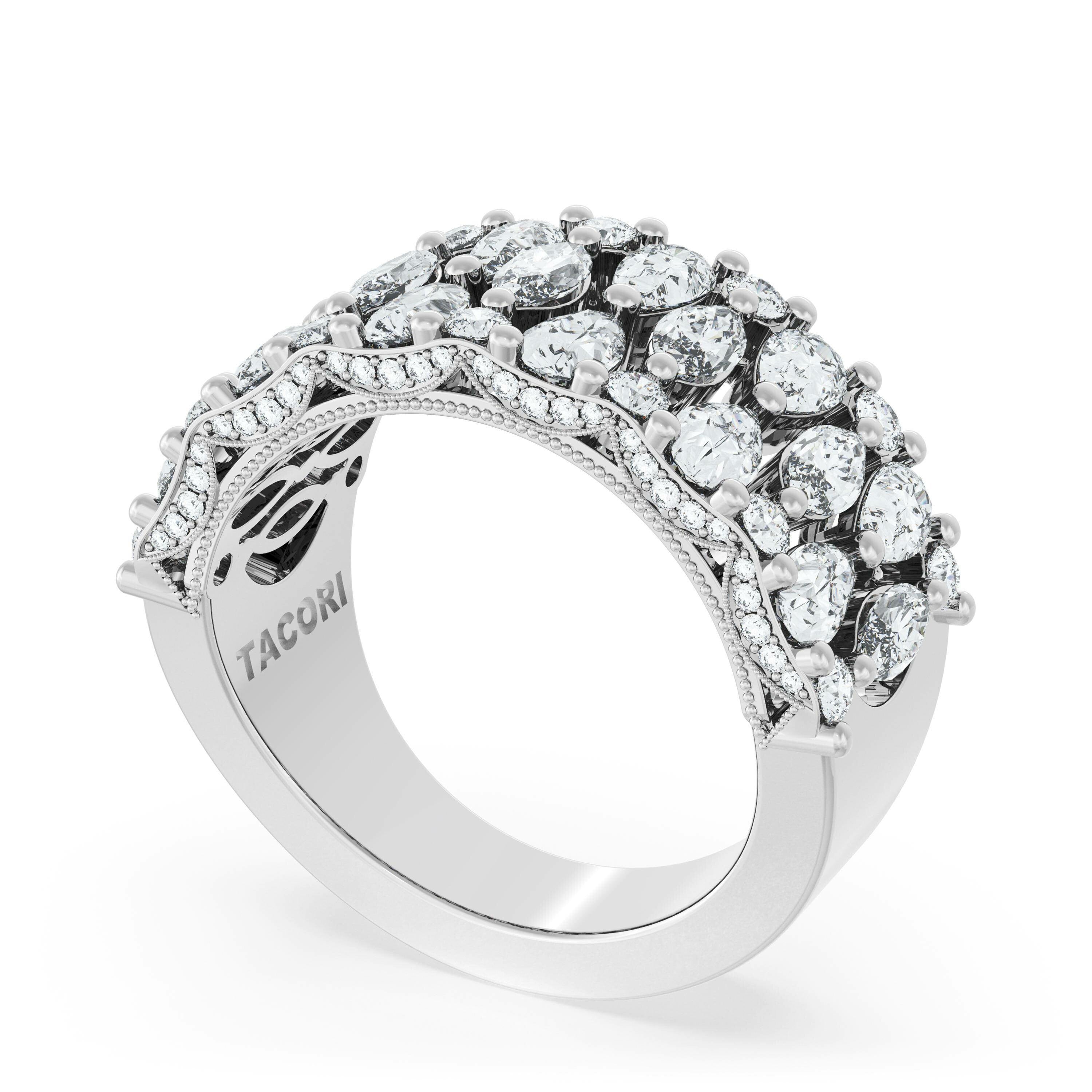18K WHITE GOLD ROYAL T DIAMOND BAND
