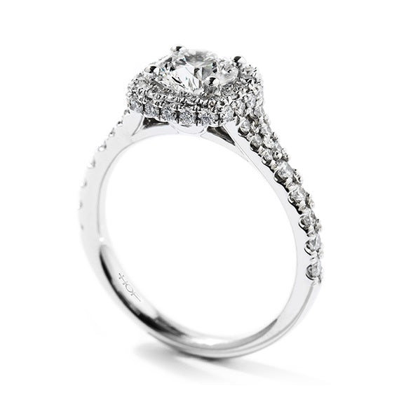 18KW "Acclaim" Signature Diamond Semi-Mount Ring